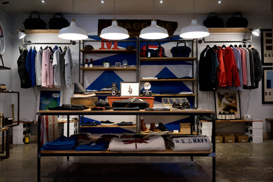 A retail clothes store 